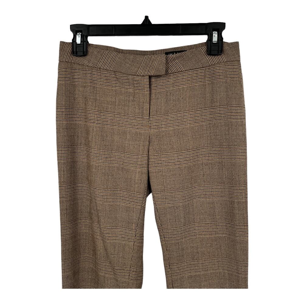 Rag & Bone pants Rebecca Glen plaid wool brown size 10 - Picture 3 of 7